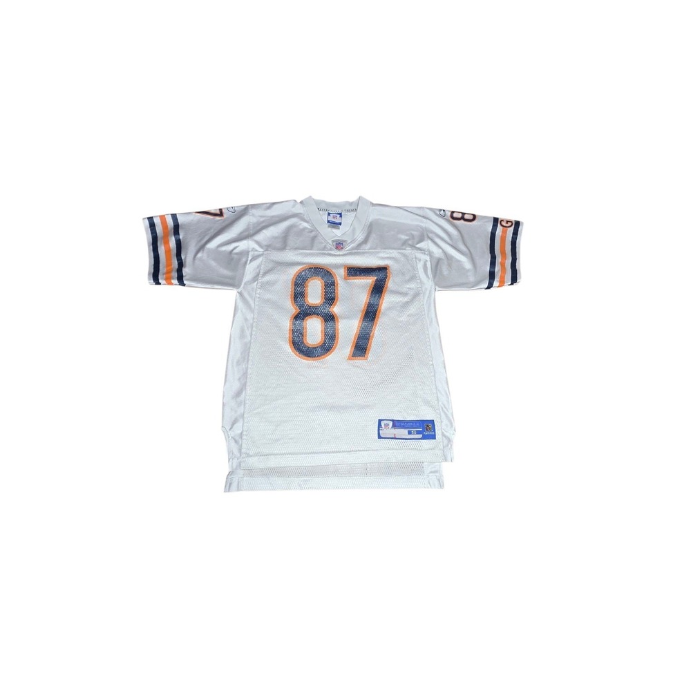 Reebok Chicago Bears Muhsin Muhammad #87 White NFL Jersey Size Small‎ B12
